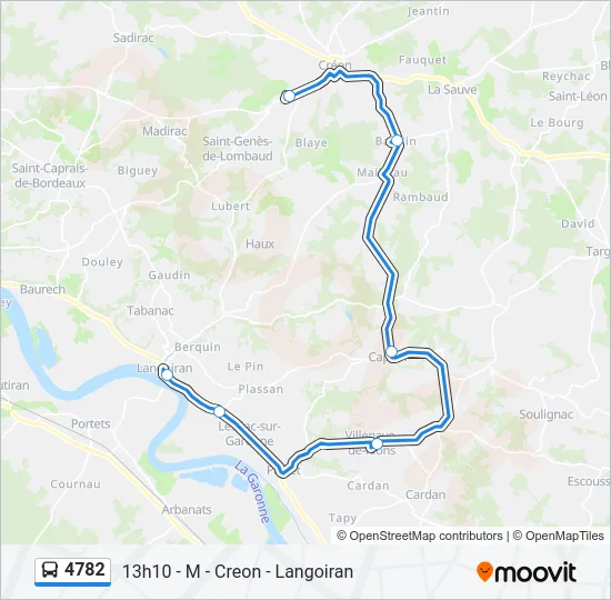 4782 Bus Line Map