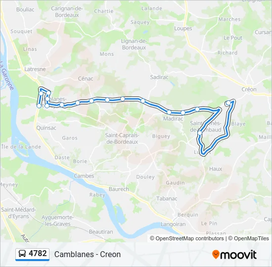 4782 Bus Line Map