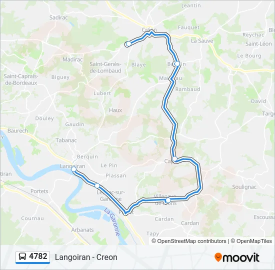 4782 Bus Line Map