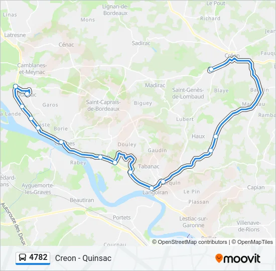 4782 Bus Line Map