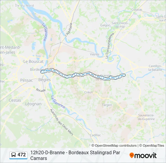 472 Bus Line Map