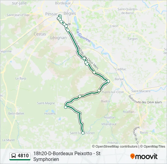 4810 Bus Line Map