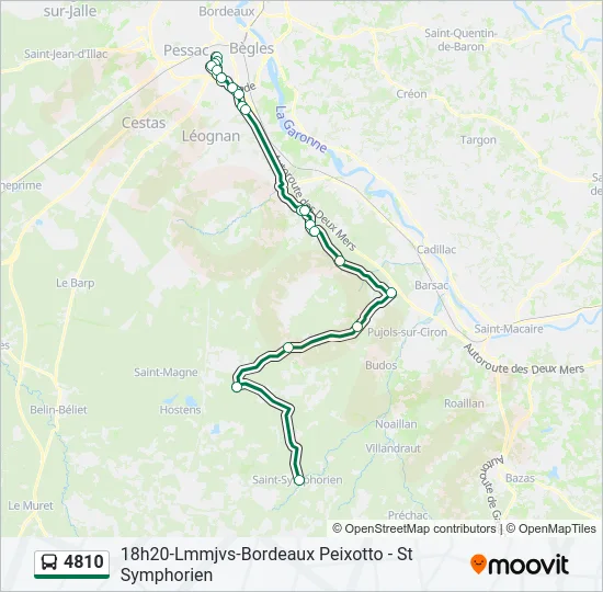4810 Bus Line Map