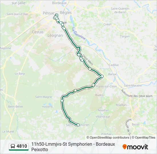 4810 Bus Line Map