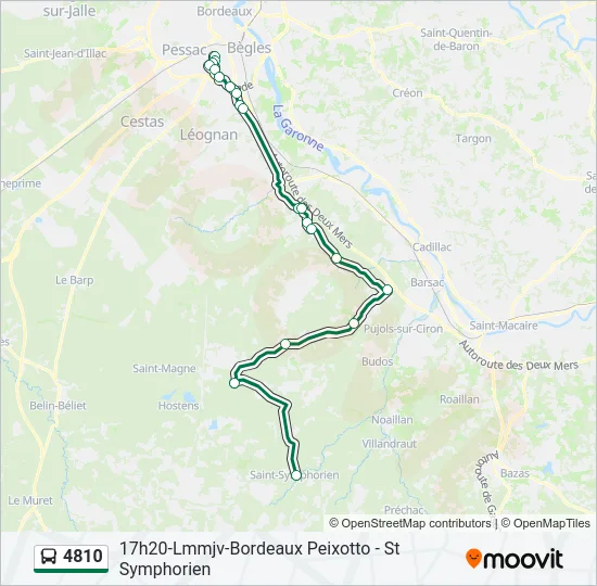 4810 Bus Line Map