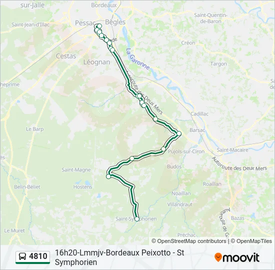 4810 Bus Line Map