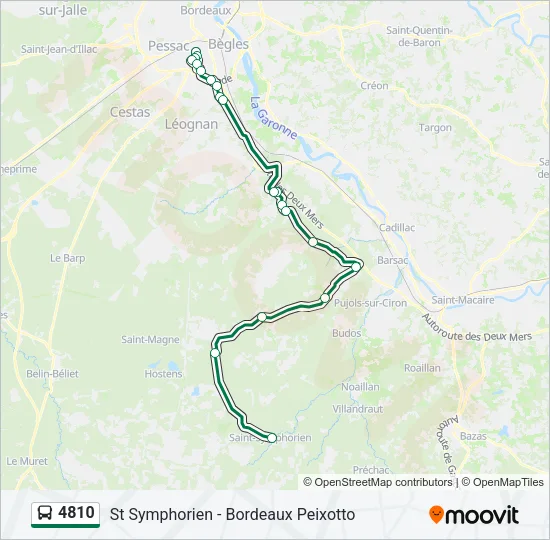 4810 Bus Line Map