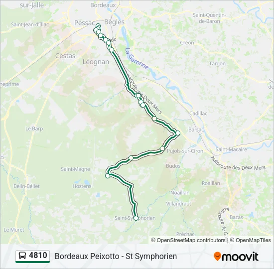 4810 Bus Line Map