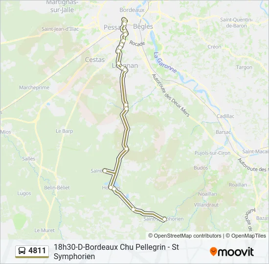 4811 Bus Line Map