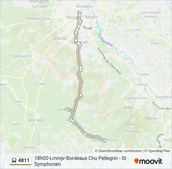 4811 Bus Line Map