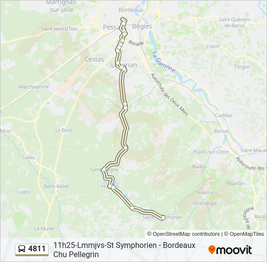 4811 Bus Line Map