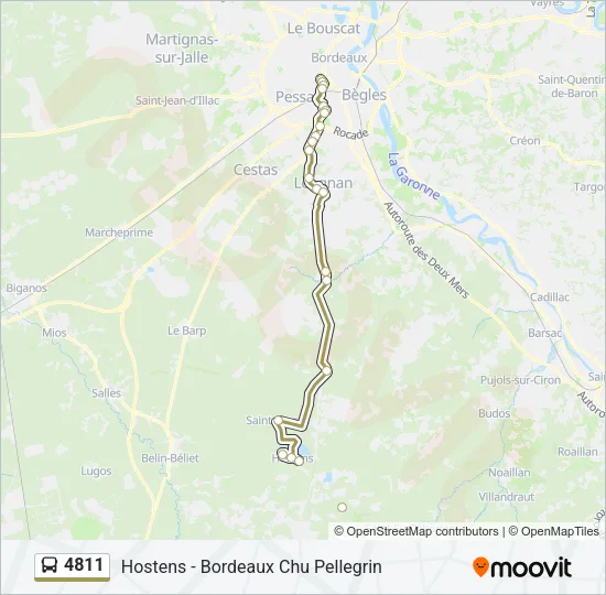 4811 Bus Line Map