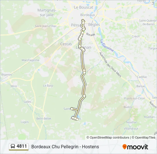 4811 Bus Line Map