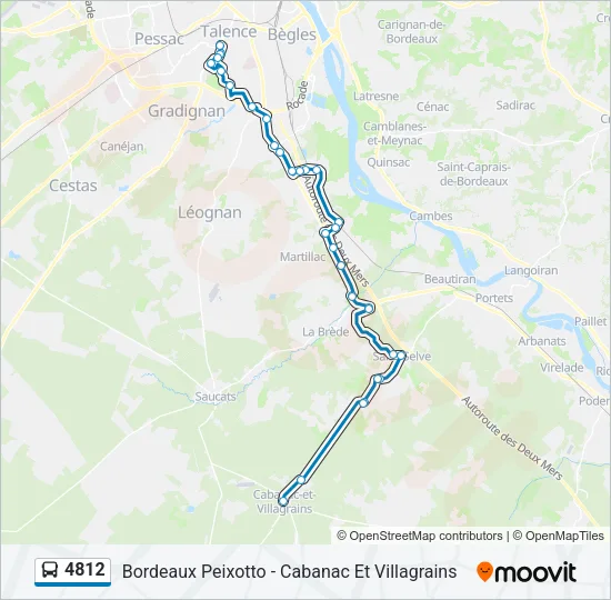 4812 Bus Line Map