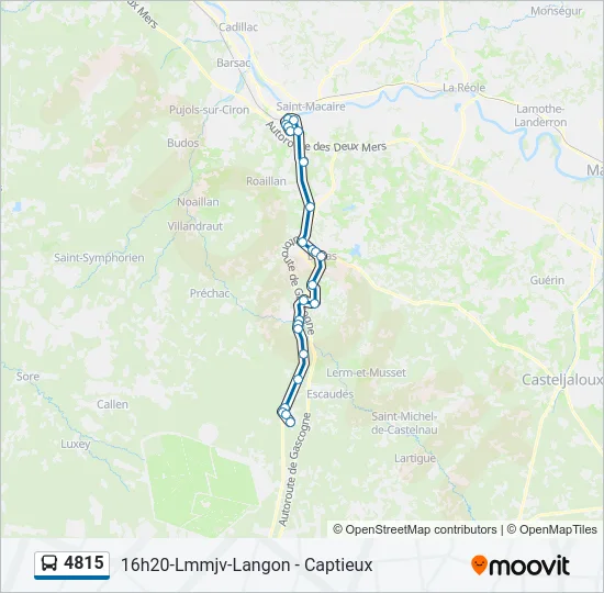 4815 Bus Line Map