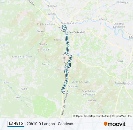4815 Bus Line Map