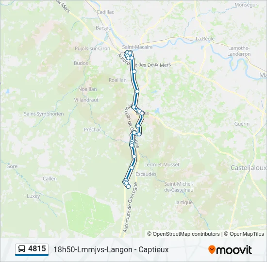 4815 Bus Line Map