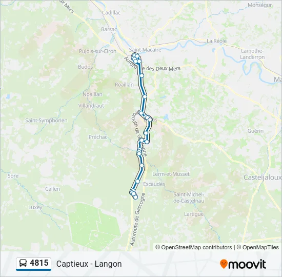 4815 Bus Line Map