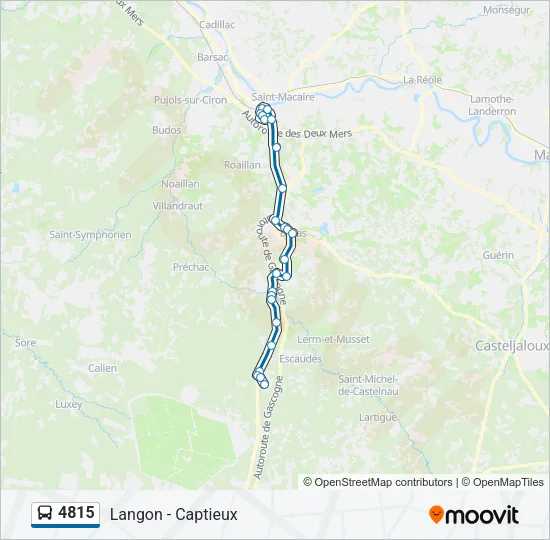 4815 Bus Line Map