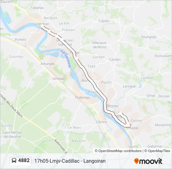 4882 Bus Line Map