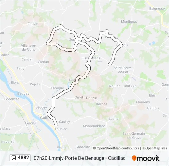 4882 Bus Line Map