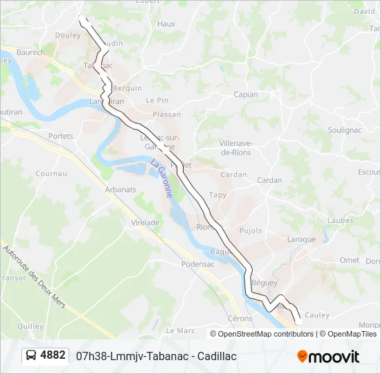 4882 Bus Line Map
