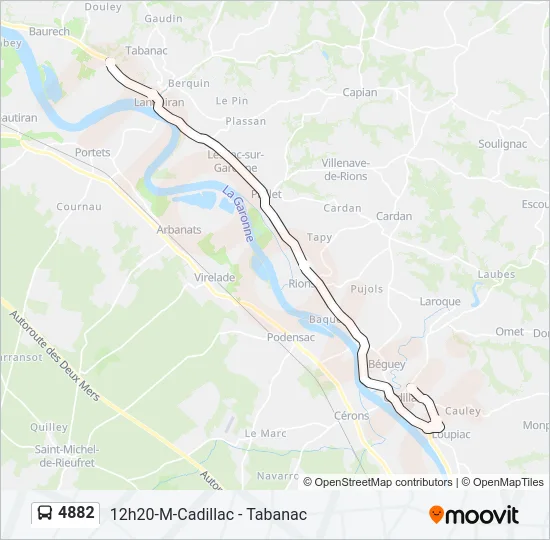 4882 Bus Line Map