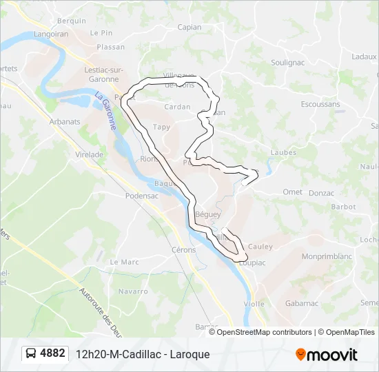 4882 Bus Line Map