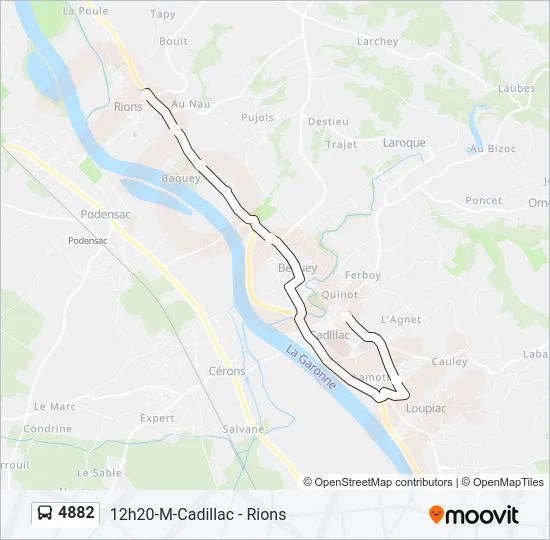 4882 Bus Line Map