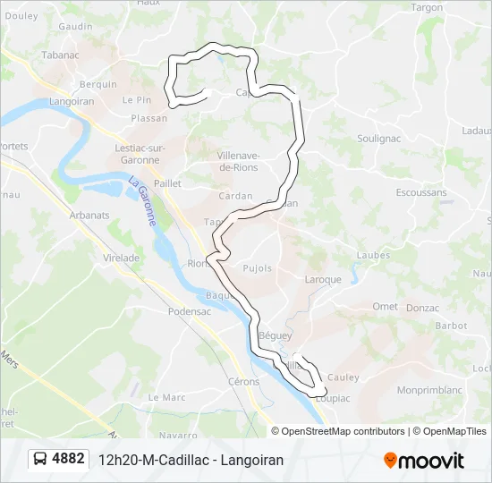 4882 Bus Line Map