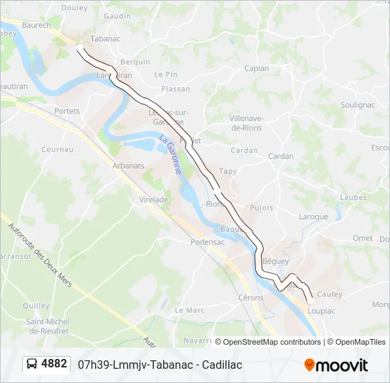 4882 Bus Line Map