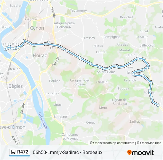 R472 Bus Line Map