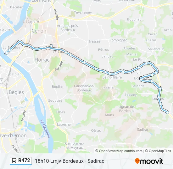 R472 Bus Line Map