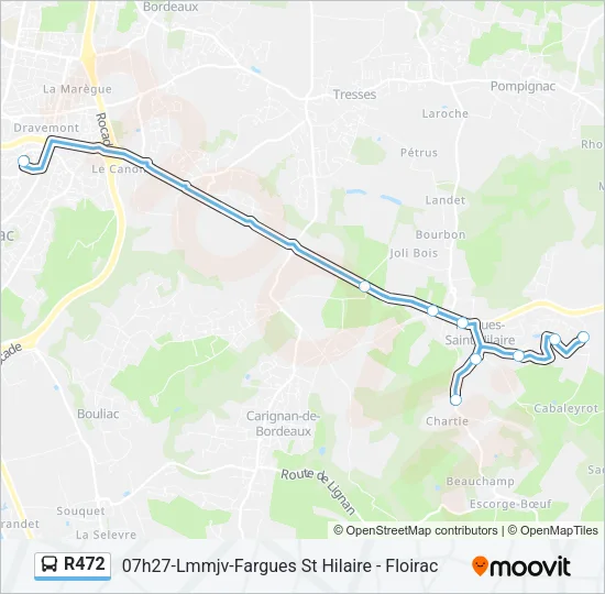 R472 Bus Line Map