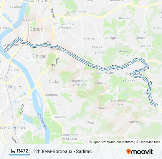 R472 Bus Line Map