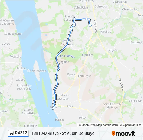 R4312 Bus Line Map