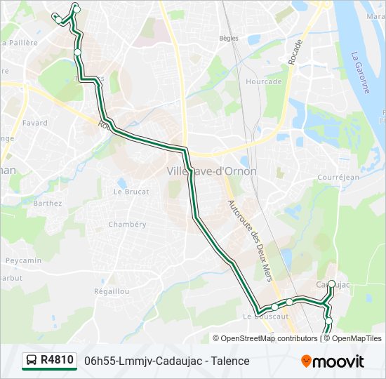 R4810 bus Line Map