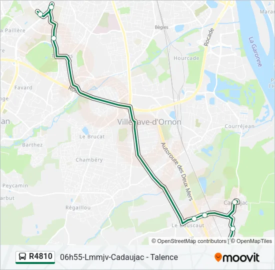 R4810 Bus Line Map