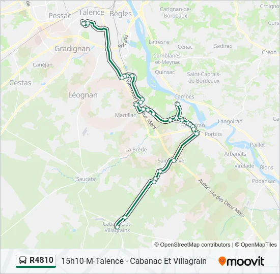 R4810 Bus Line Map