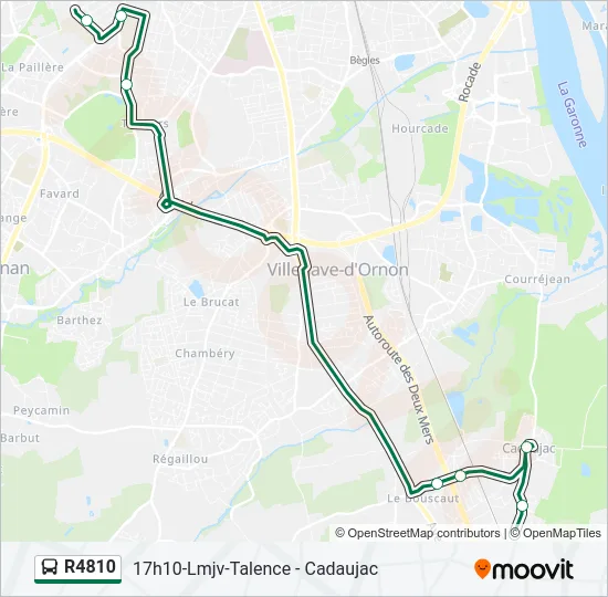R4810 Bus Line Map