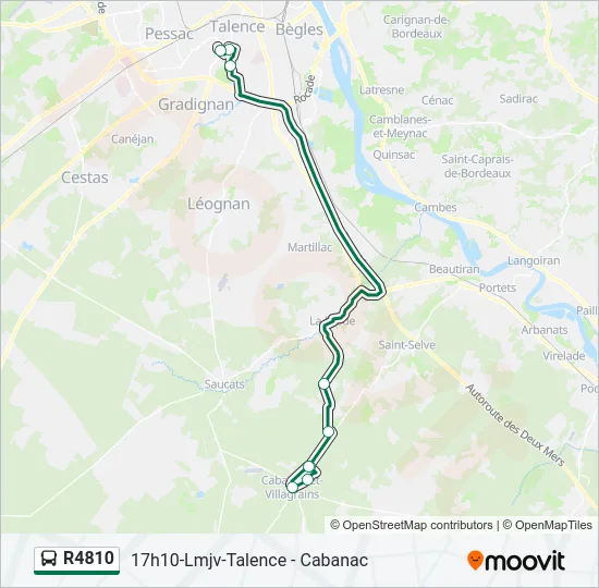 R4810 Bus Line Map