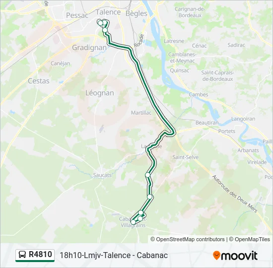 R4810 Bus Line Map