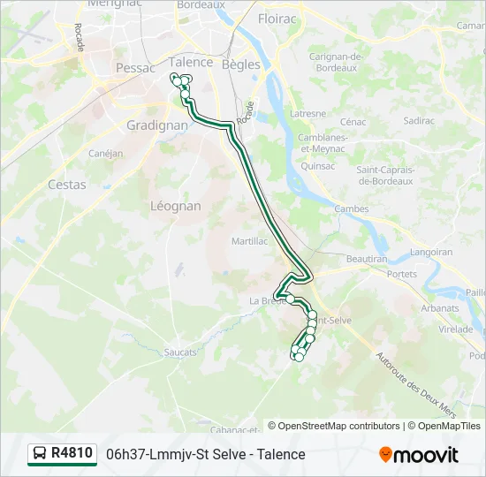 R4810 Bus Line Map