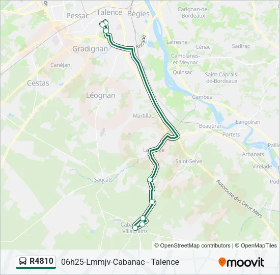 R4810 Bus Line Map
