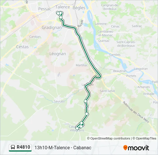 R4810 Bus Line Map