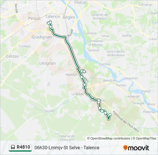 R4810 Bus Line Map