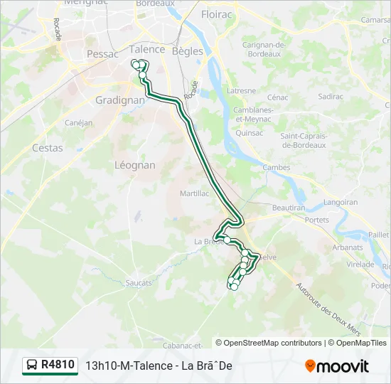 R4810 Bus Line Map