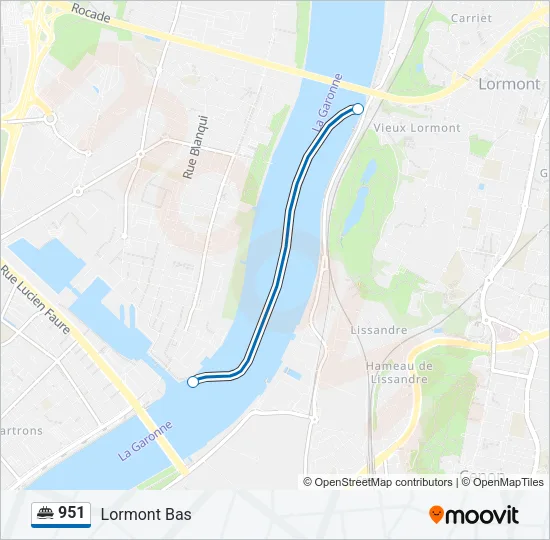 951 Ferry Line Map