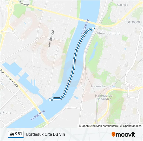 951 Ferry Line Map