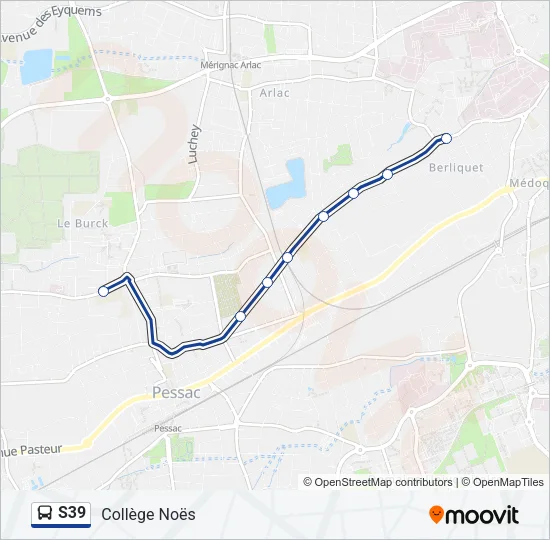 S39 Bus Line Map